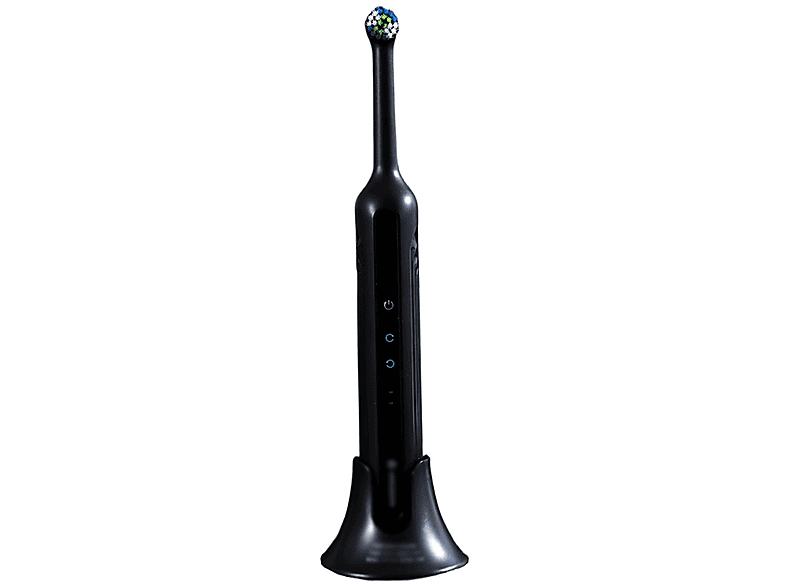 Elektrische Drehkopf, in Elektrische LACAMAX Wasserdicht Richtungen, und 360° Leise Zahnbürste, Schwarz Reinigung mehrere Zahnbürste