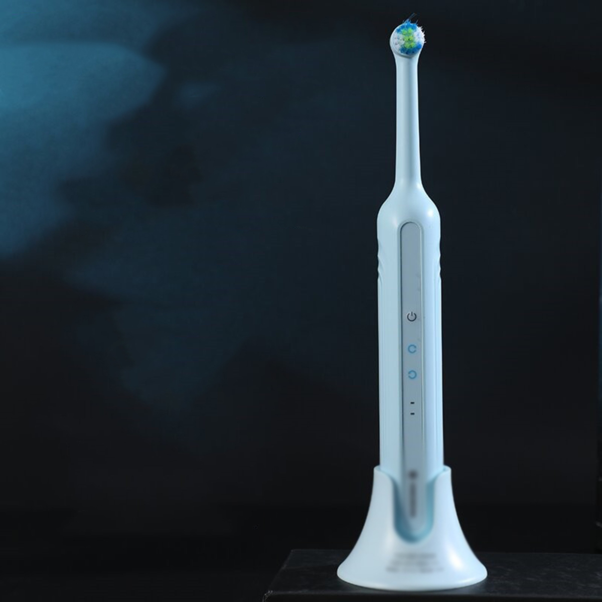 Leise und LACAMAX in Wasserdicht mehrere Zahnbürste, Drehkopf, 360° Elektrische Reinigung Elektrische Zahnbürste Richtungen, Blau