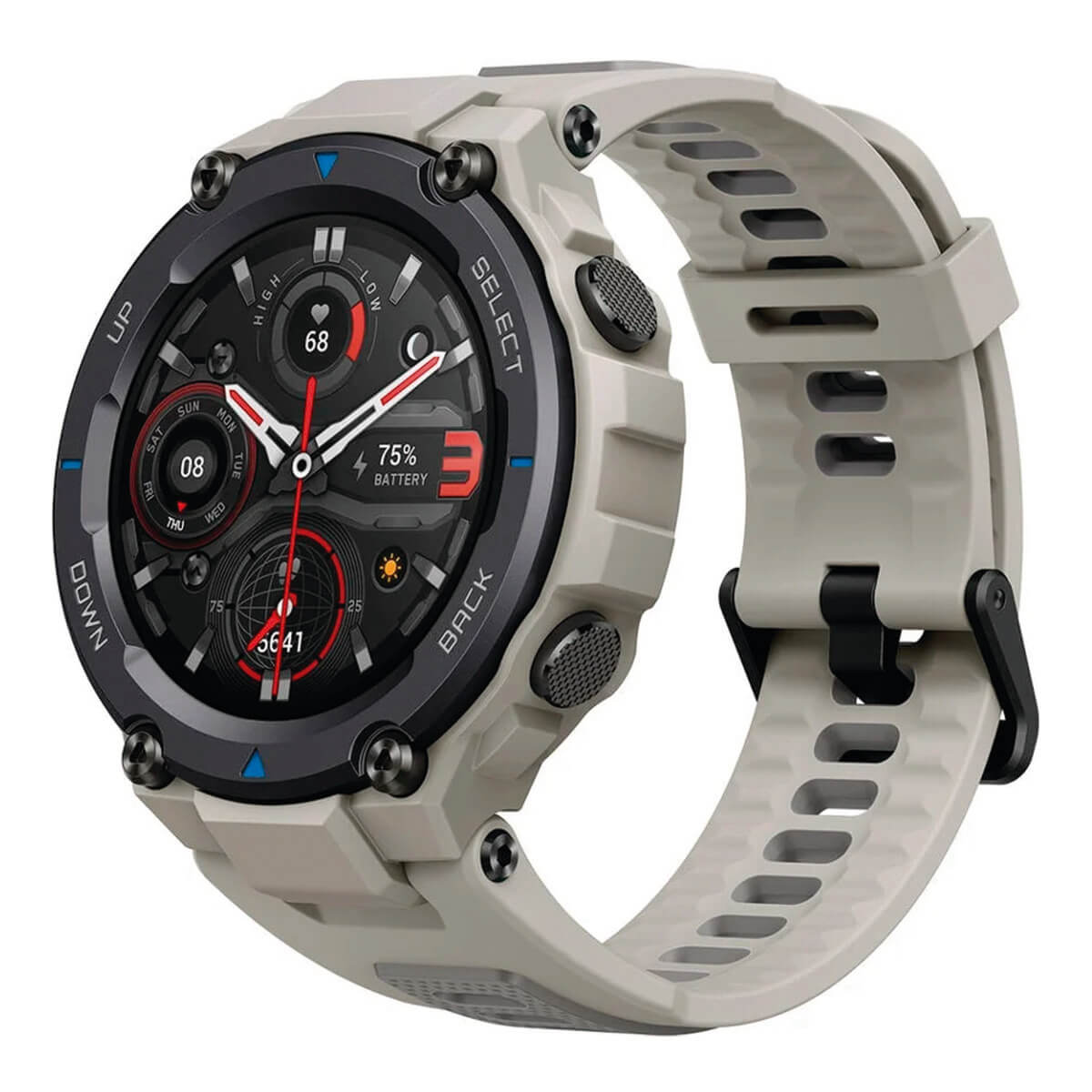 AMAZFIT Pro T-Rex Polycarbonat, Grau Smartwatch