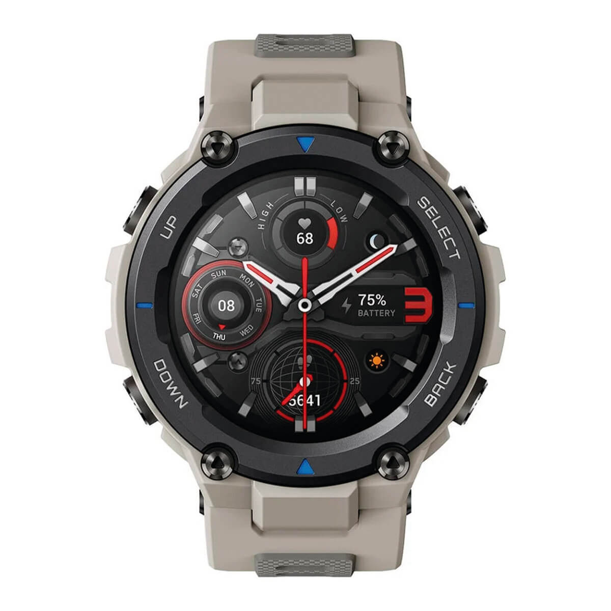 AMAZFIT T-Rex Pro Smartwatch Polycarbonat, Grau