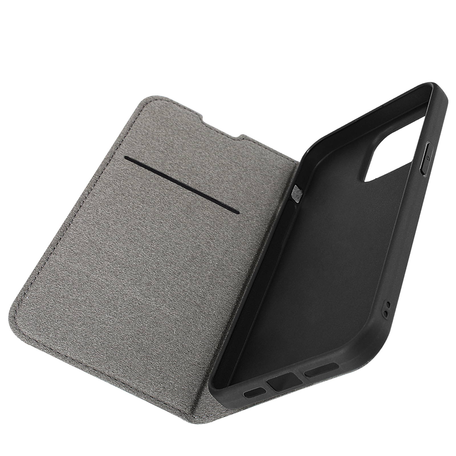 BIGBEN FOLIOIP15PM Wallet Case 15 Pro Bookcover, iPhone Apple, Series, Schwarz Max