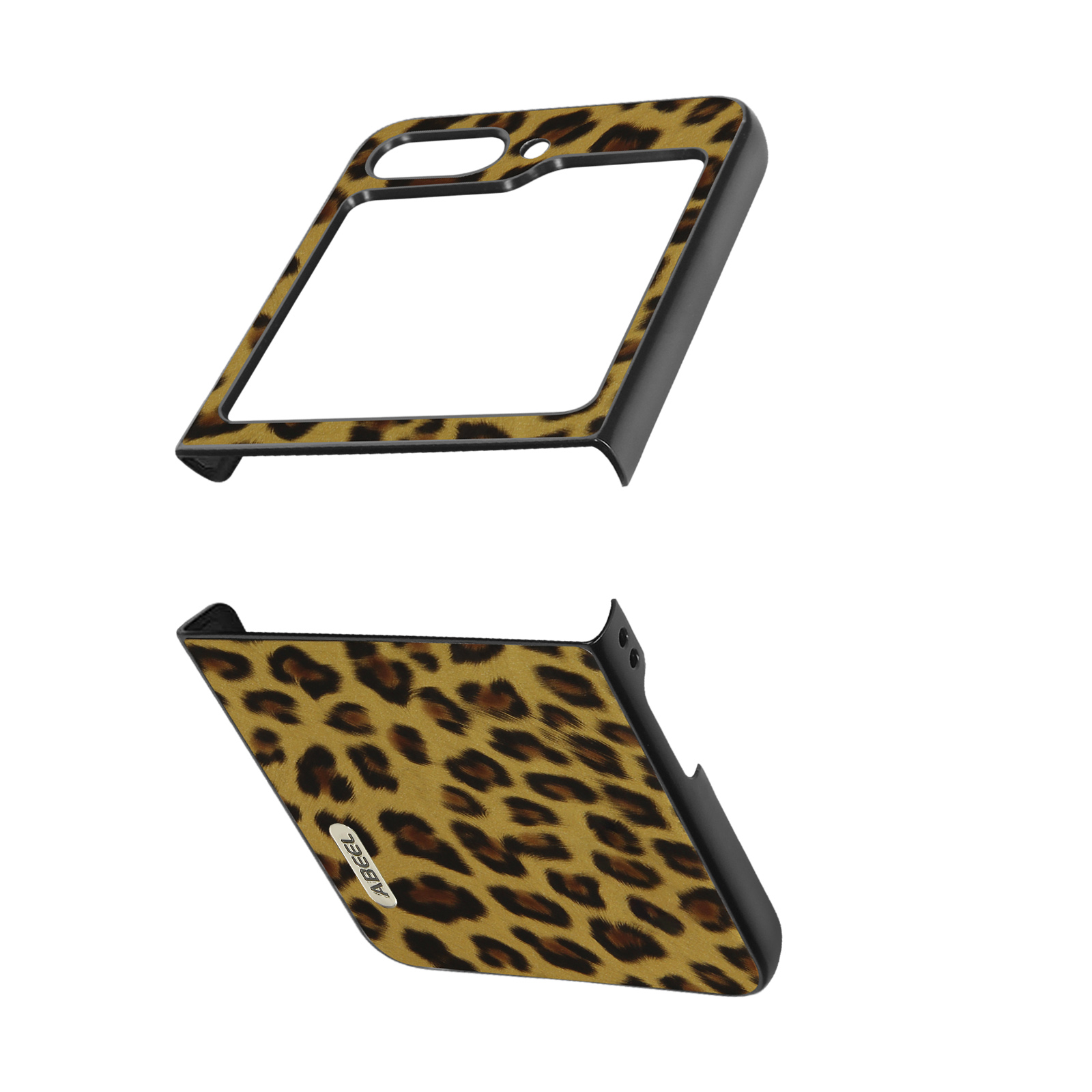 Samsung, Handycover Flip Z Backcover, ABEEL 5, Gold Galaxy Leopard Series,
