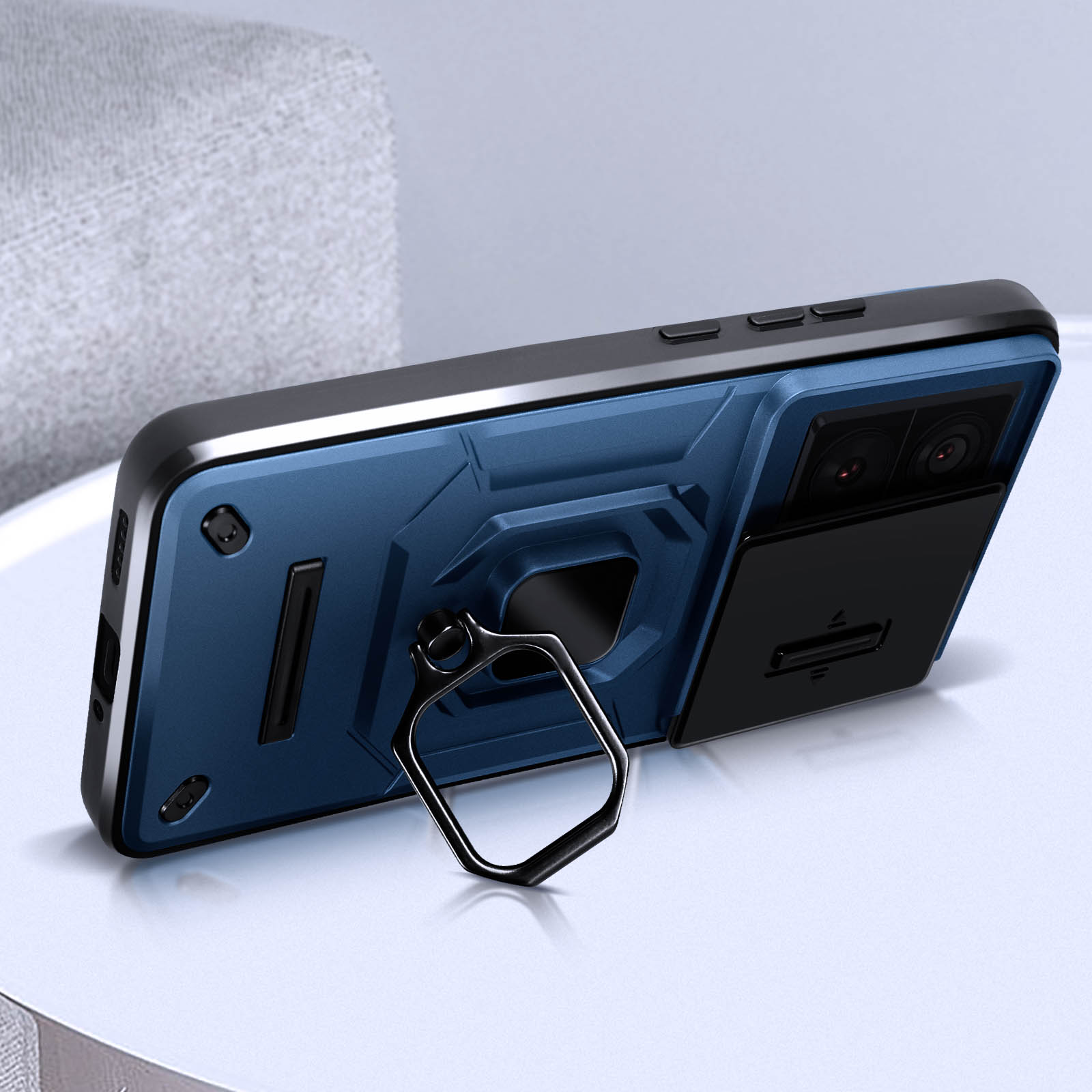 Blau Series, 13T Ring AVIZAR Xiaomi, Backcover Pro, Backcover, + Kameraabdeckung