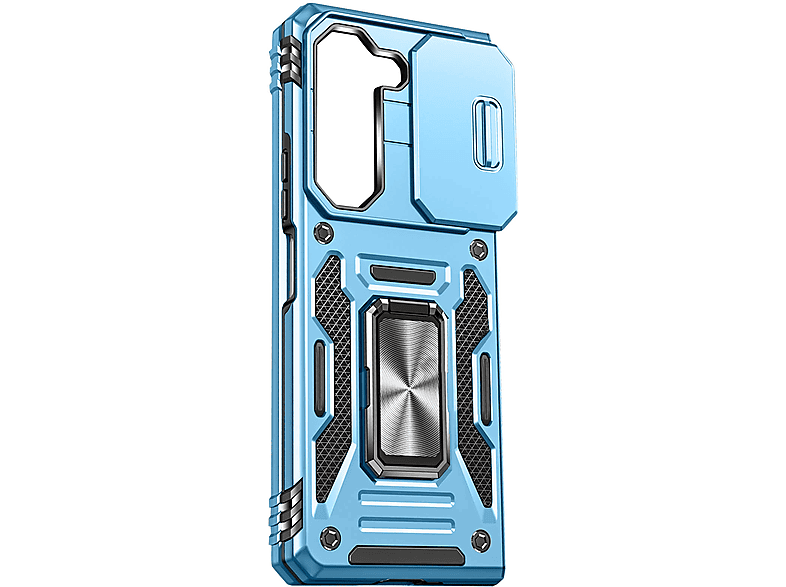 AVIZAR Ring + Kameraabdeckung Backcover Series, Backcover, Samsung, Galaxy Z Fold 5, Hellblau