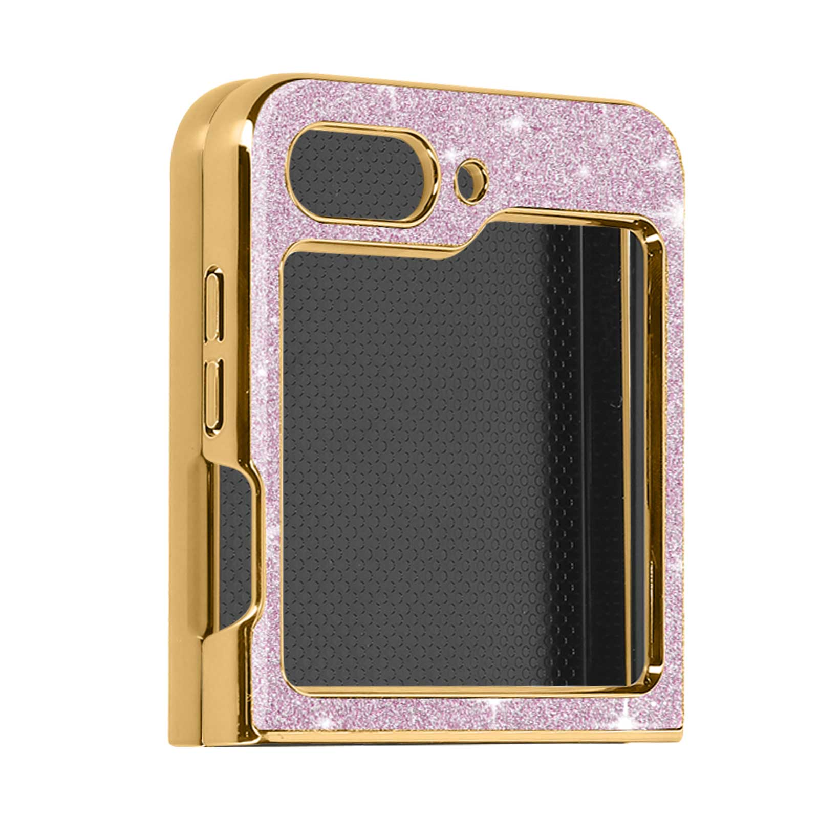 Flip Glitter AVIZAR Series, Backcover, Galaxy Z Rosa Case 5, Samsung,