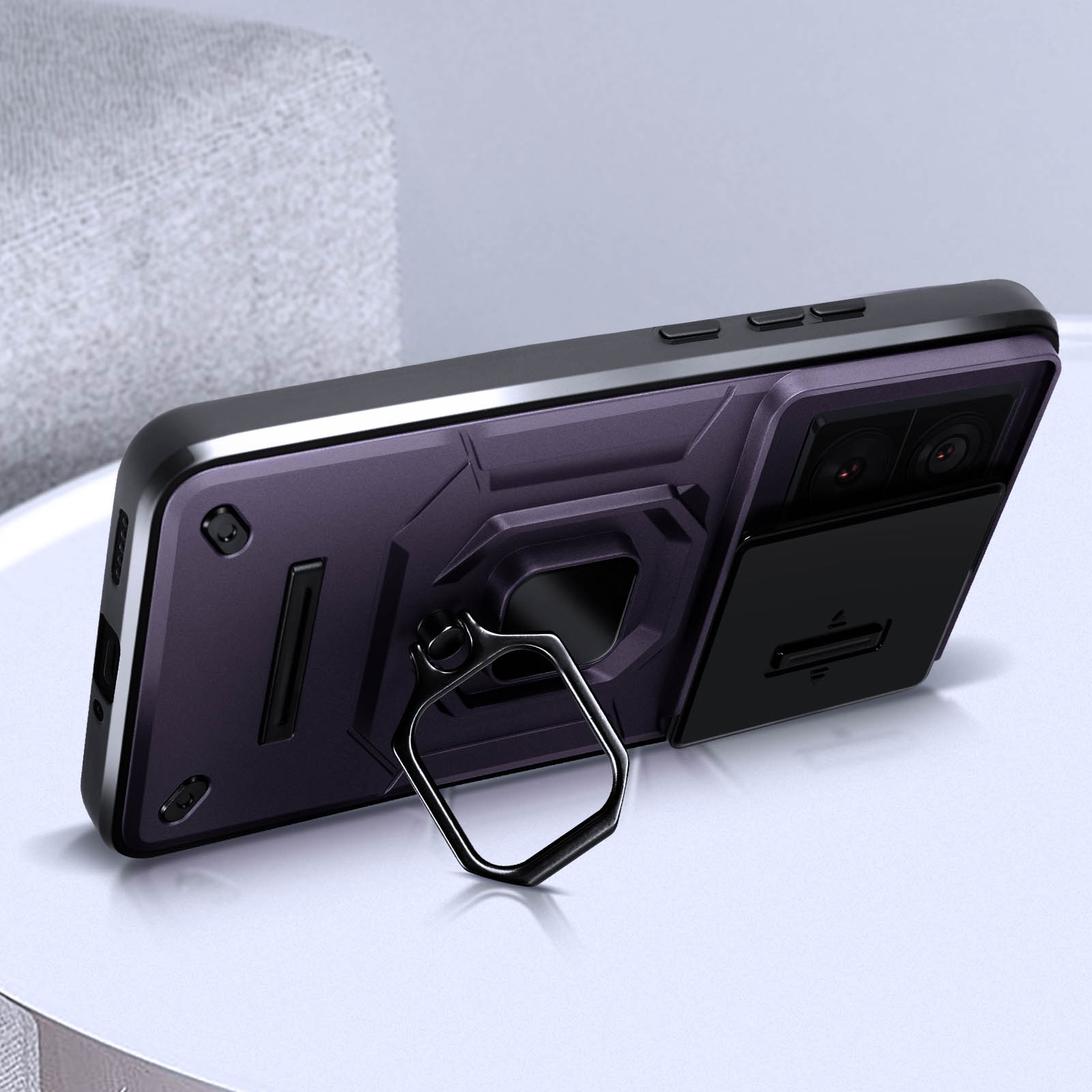 Violett Xiaomi, AVIZAR Ring Series, Backcover, Kameraabdeckung Pro, 13T Backcover +