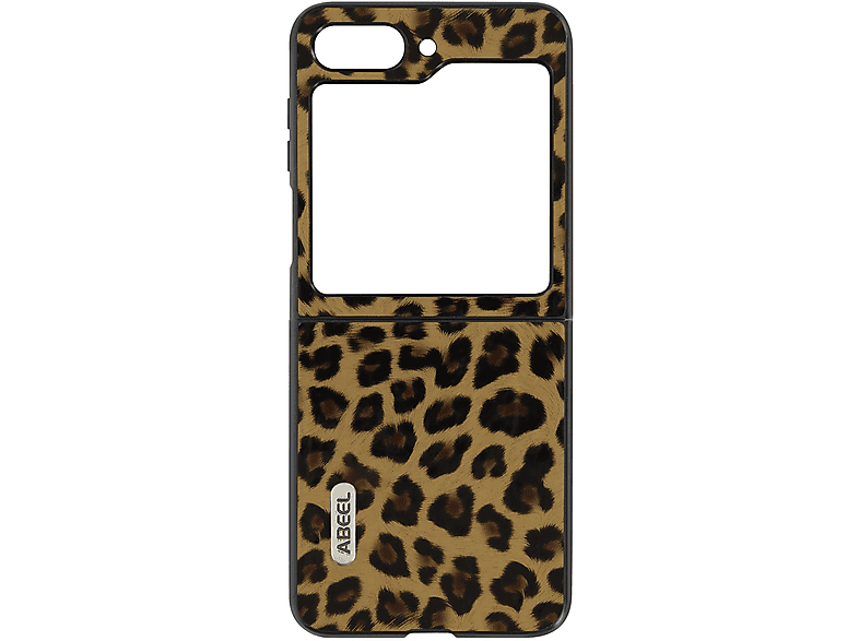 ABEEL Leopard Handycover Series, Backcover, Samsung, Galaxy Z Flip 5, Hellbraun