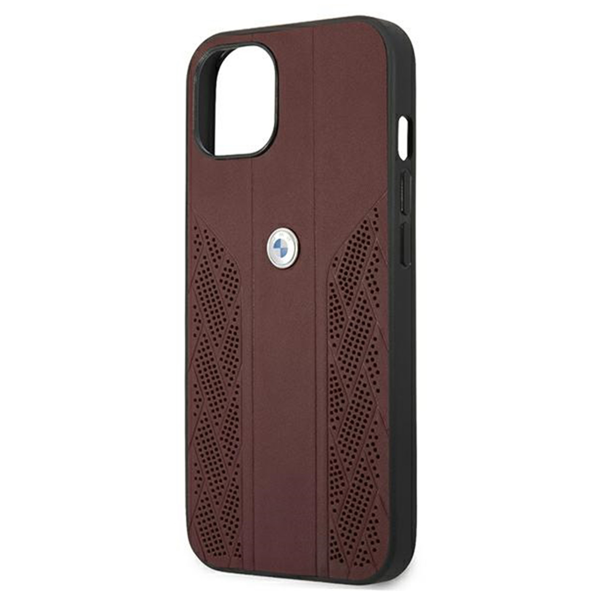 BMW Curve Perforate Design 13 Backcover, Case, Rot Apple, iPhone Mini