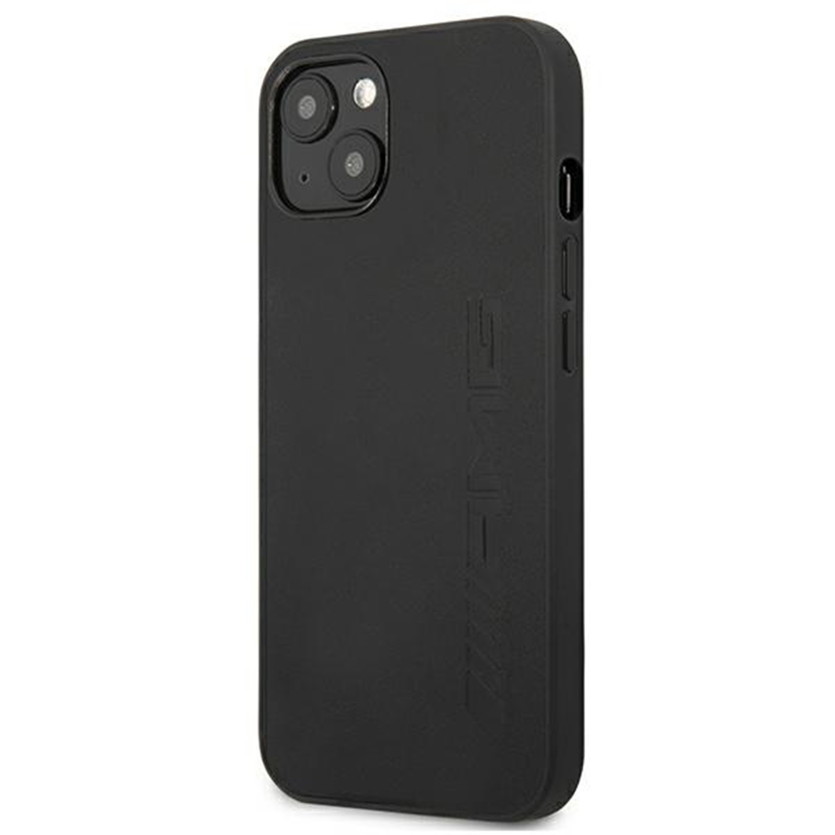 MERCEDES Leder Hard Case Cover Schwarz Apple, Schutzhülle, 13 iPhone Mini, Backcover