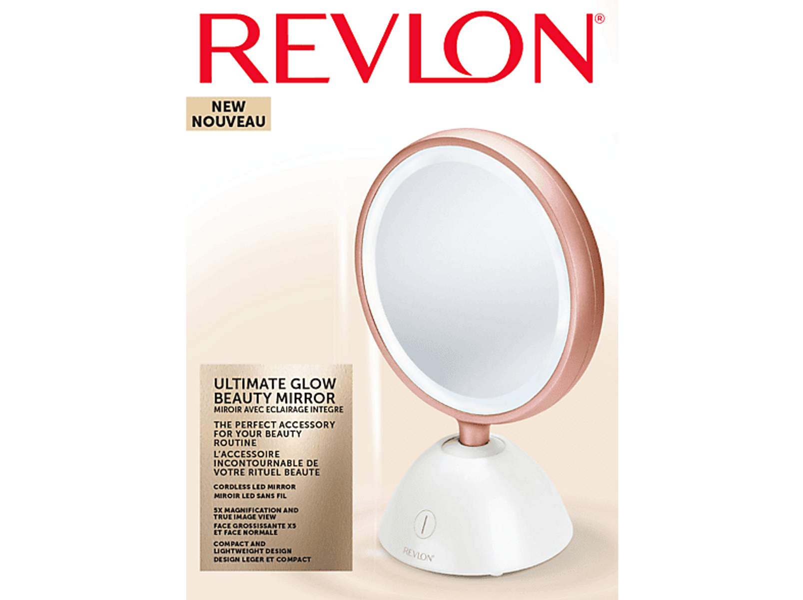 REVLON Kosmetikspiegel Weiß 422513