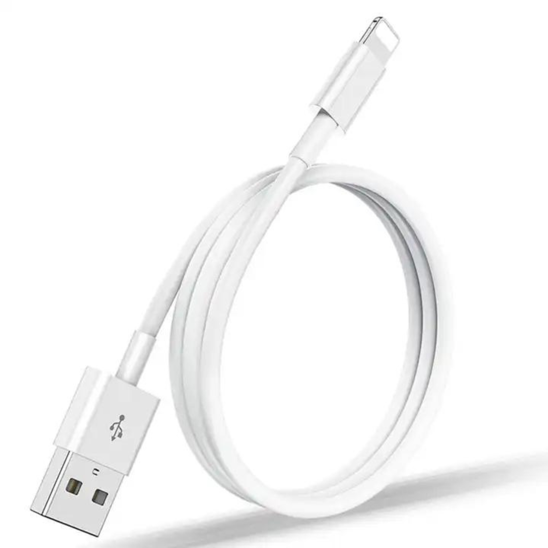 iPhone 1m zu cm, TRMK Ladekabel, weiß, USB Ladekabel weiß 100 Iphone A Datenkabel