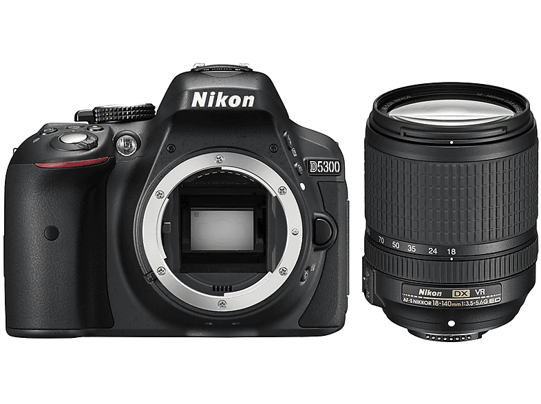 NIKON D5300 + AF-S NIKKOR 18–140 mm 3,5–5,6 G ED VR