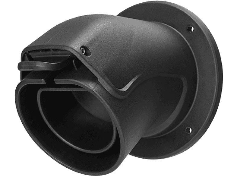 DELTACO EV-5103 Steckerhalterung, schwarz