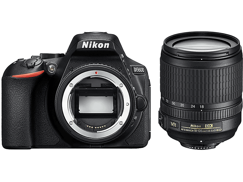 NIKON D5600 + AF-S NIKKOR 18–105 mm 3,5–5,6 G ED VR