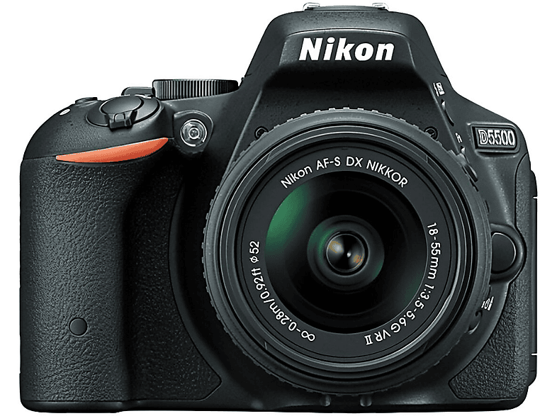 NIKON D5500 + AF-S DX NIKKOR 18–55 mm 3,5–5,6 G VR II SLR, 24,1