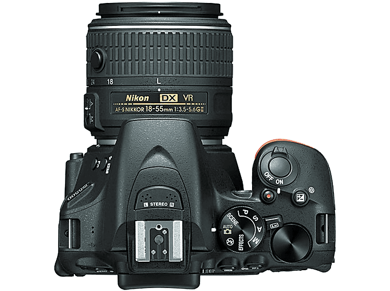 NIKON D5500 + AF-S DX NIKKOR 18–55 mm 3,5–5,6 G VR II SLR, 24,1