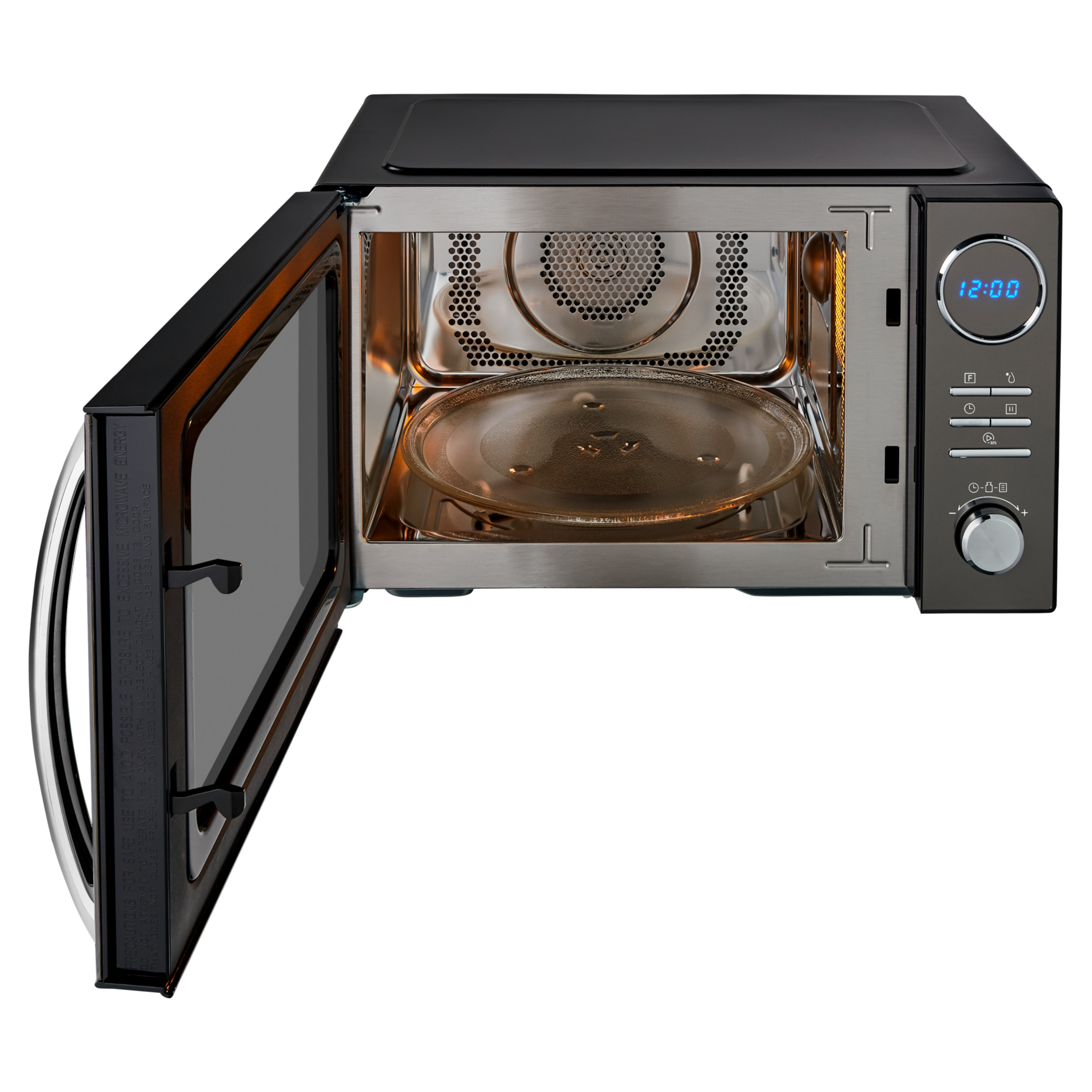 Microondas libre instalación - MEDION AKLBB1794497740, 900 W, 5 potencia, 23 l, Inox