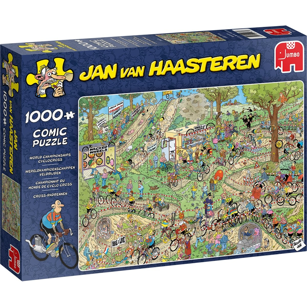 JUMBO Jan van Haasteren Cross-Radrennen Puzzle Teile 1000