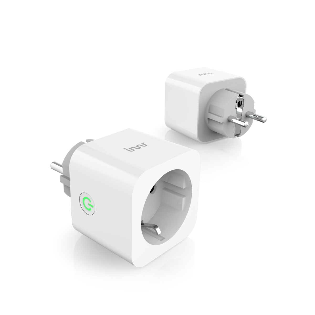 INNR Smart Plug Smart (mit Steckdose monitoring) ZigBee Steckdose (2-pack) Smart 3.0 power