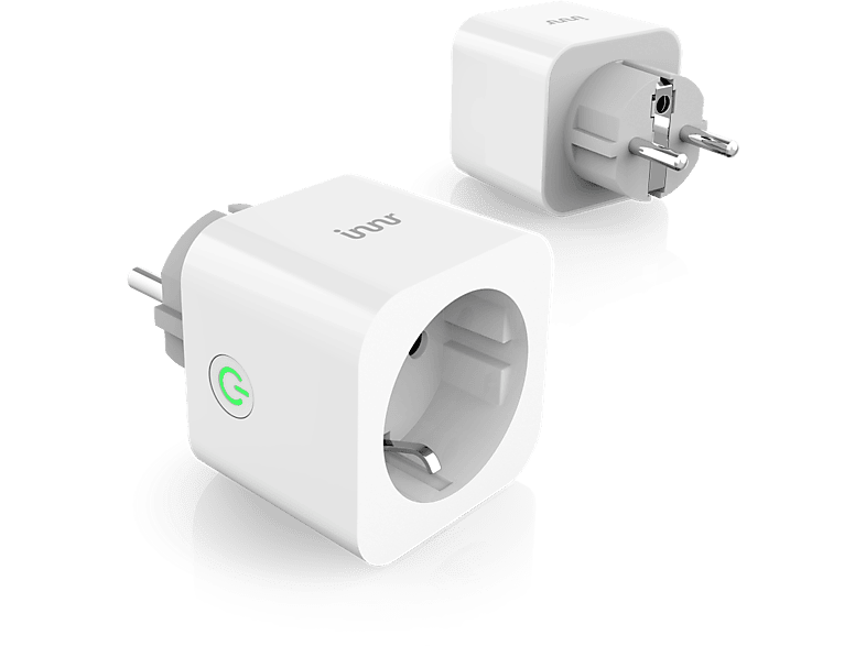 INNR Smart Plug Smart (mit Steckdose monitoring) ZigBee Steckdose (2-pack) Smart 3.0 power
