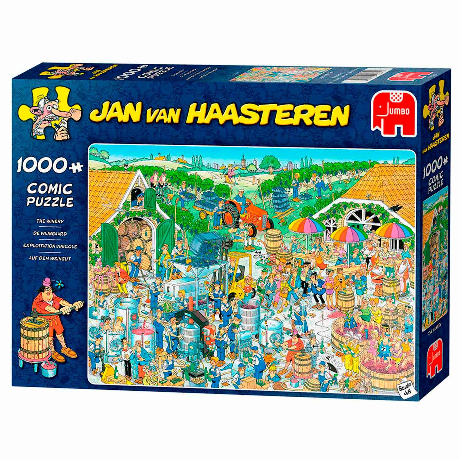 JUMBO Jan van Haasteren Puzzle Das Weingut, Puzzle 1000Stück. 