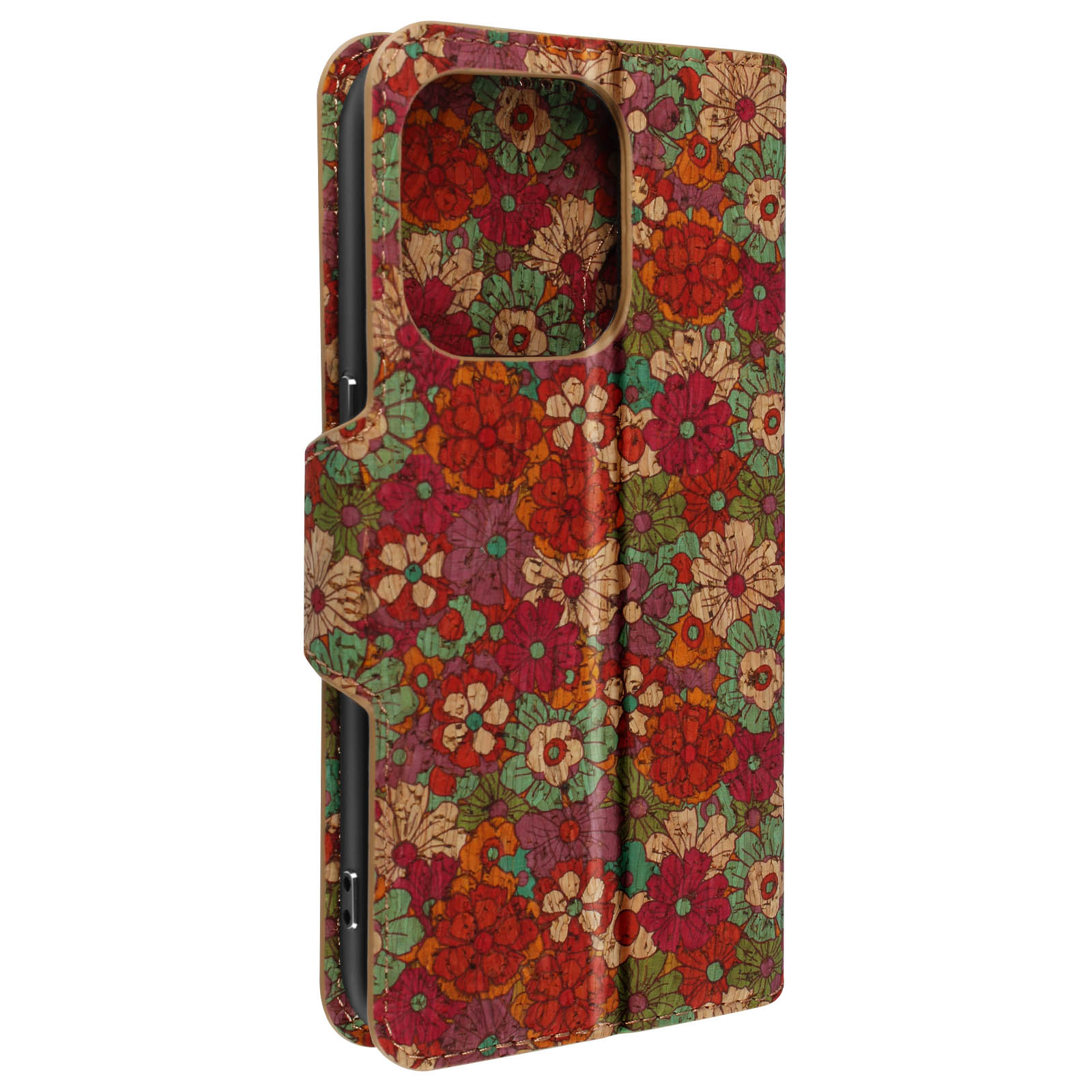 AVIZAR Floral Summer Cover Apple, Series, Bunt iPhone Pro, Bookcover, 14