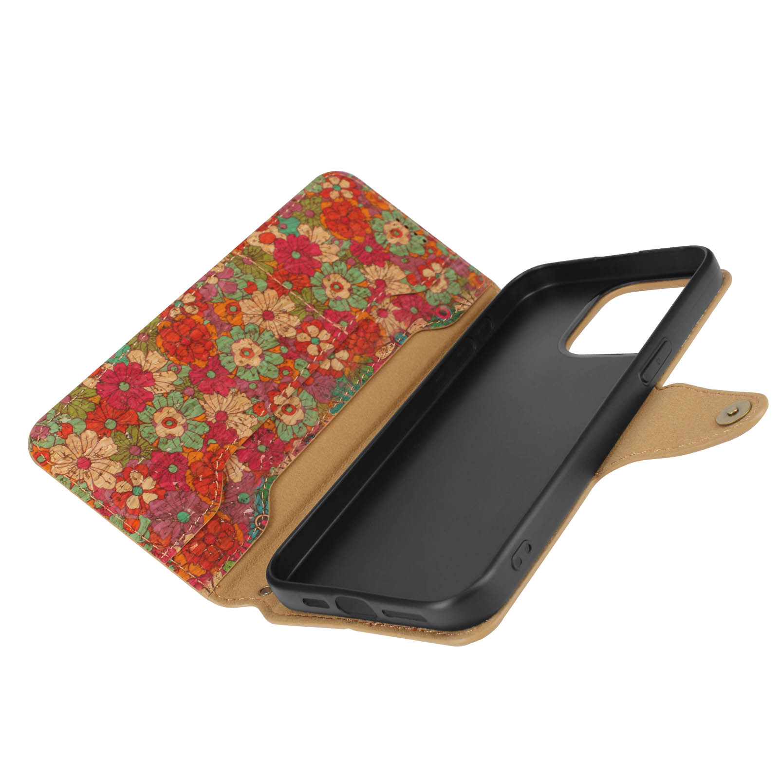 Cover AVIZAR Bookcover, iPhone Apple, Pro, Floral Summer Bunt 14 Series,