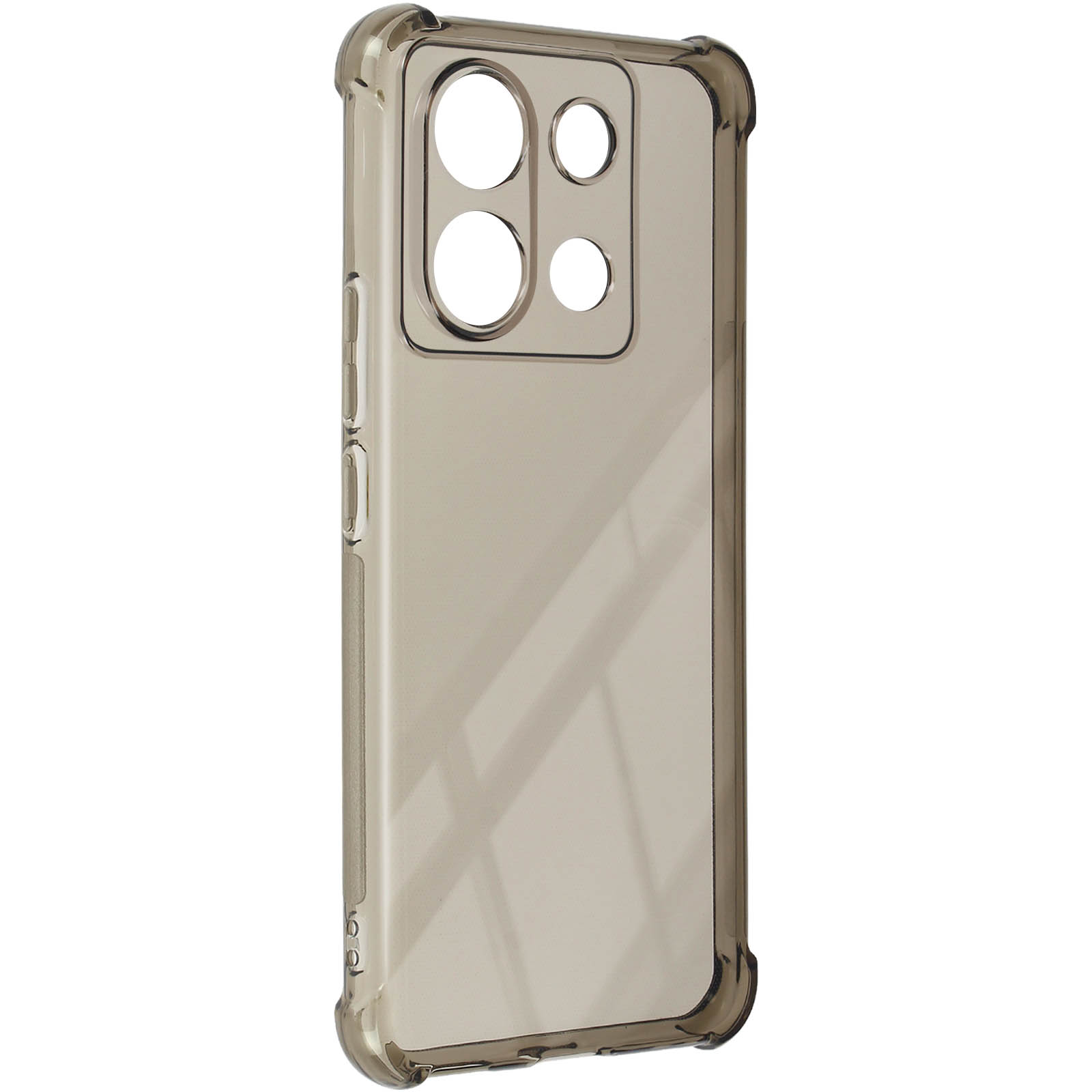 Case Backcover, Note Schwarz-Transparent Pro, 13 IMAK Series, Backcover, Xiaomi, Redmi