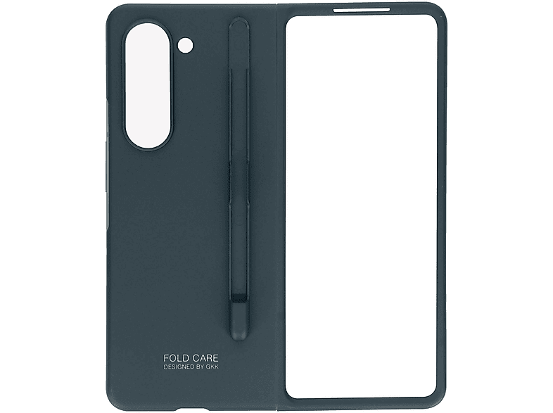 AVIZAR Classic Cover Backcover, Series, Z Samsung, Case Dunkelgrün Fold Galaxy 5