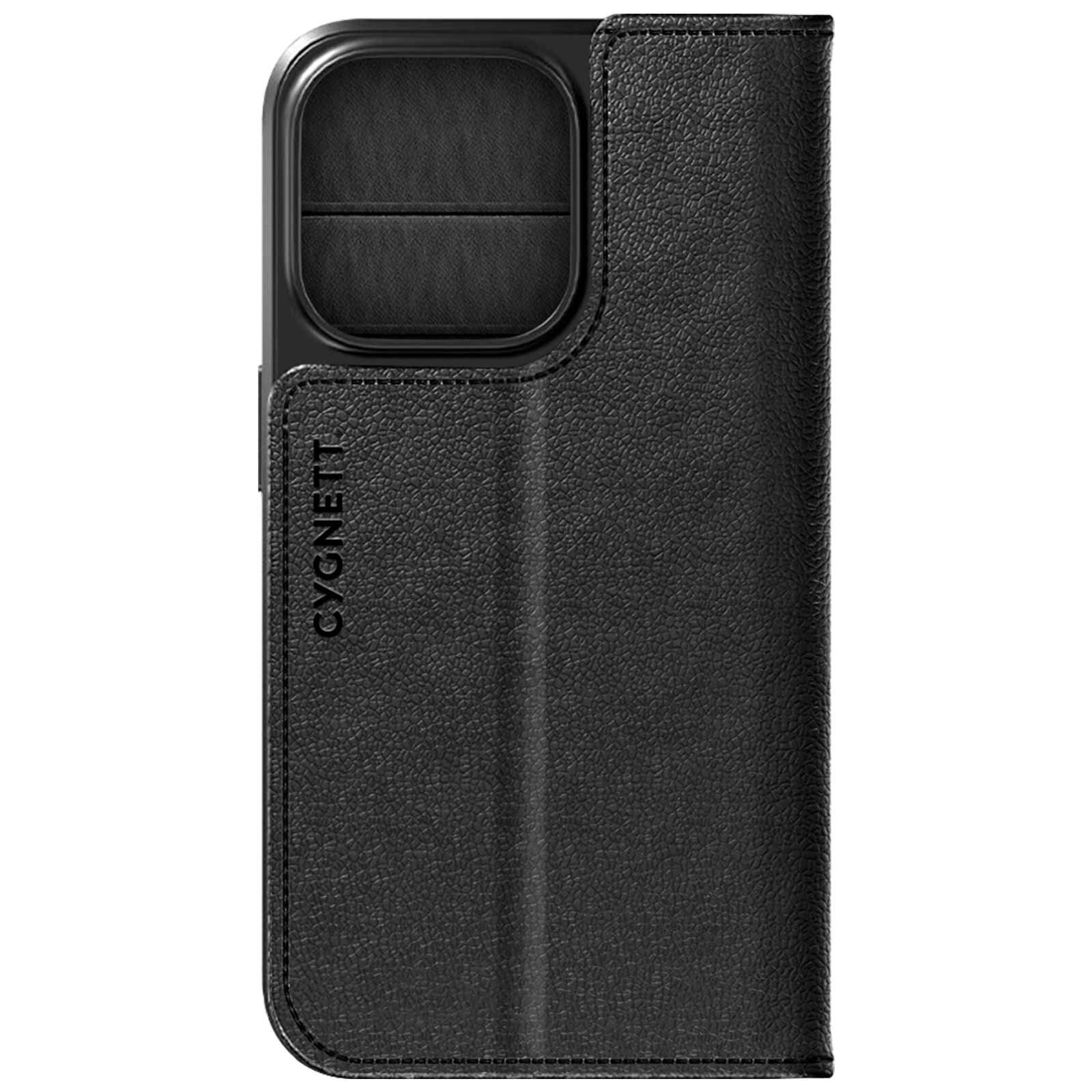 Bookcover, Urban CY4592URBWT, CYGNETT Wallet Series, Pro, Schwarz iPhone 15 Apple,