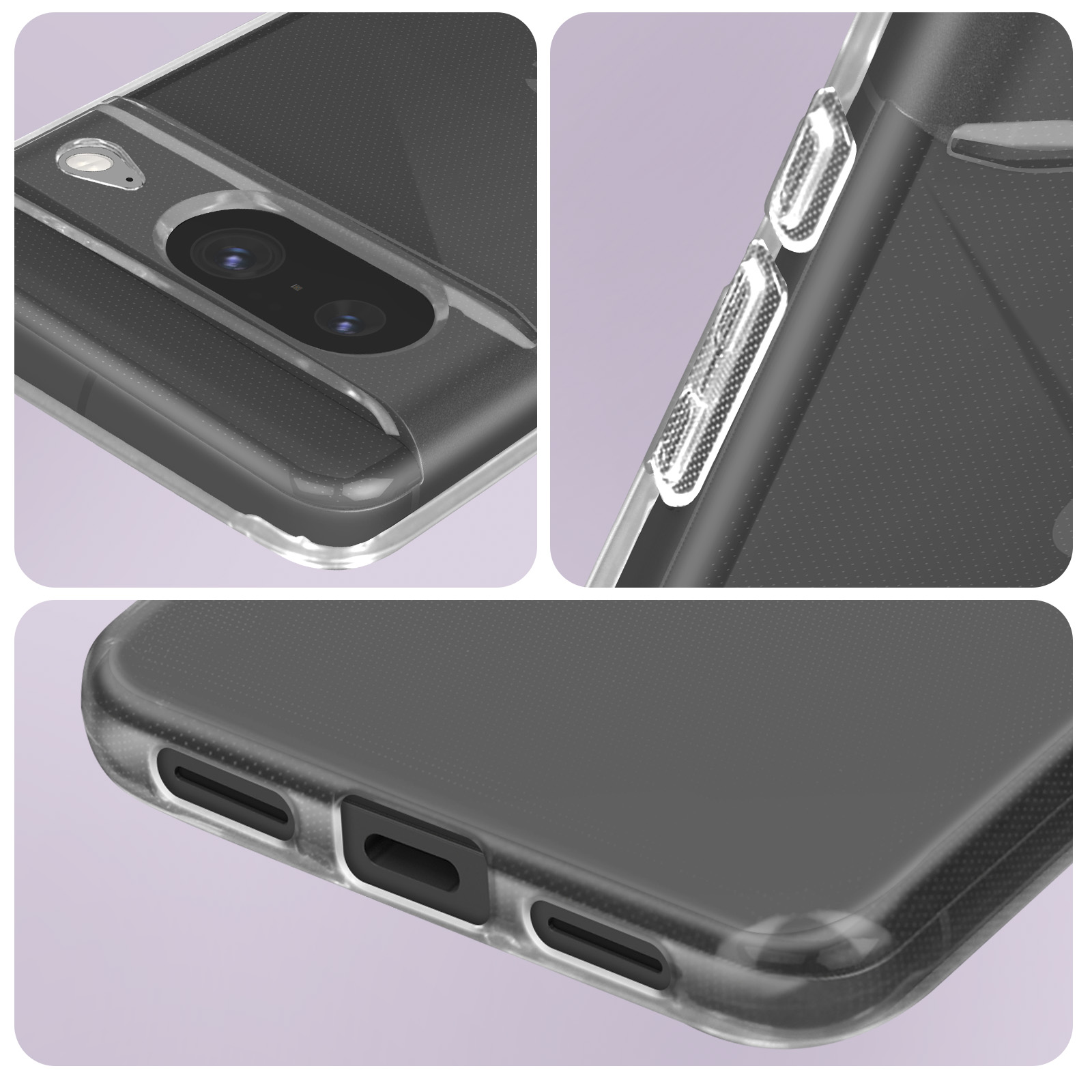 IMAK UX-5 8, Series Case Transparent Pixel Backcover, Series, Google