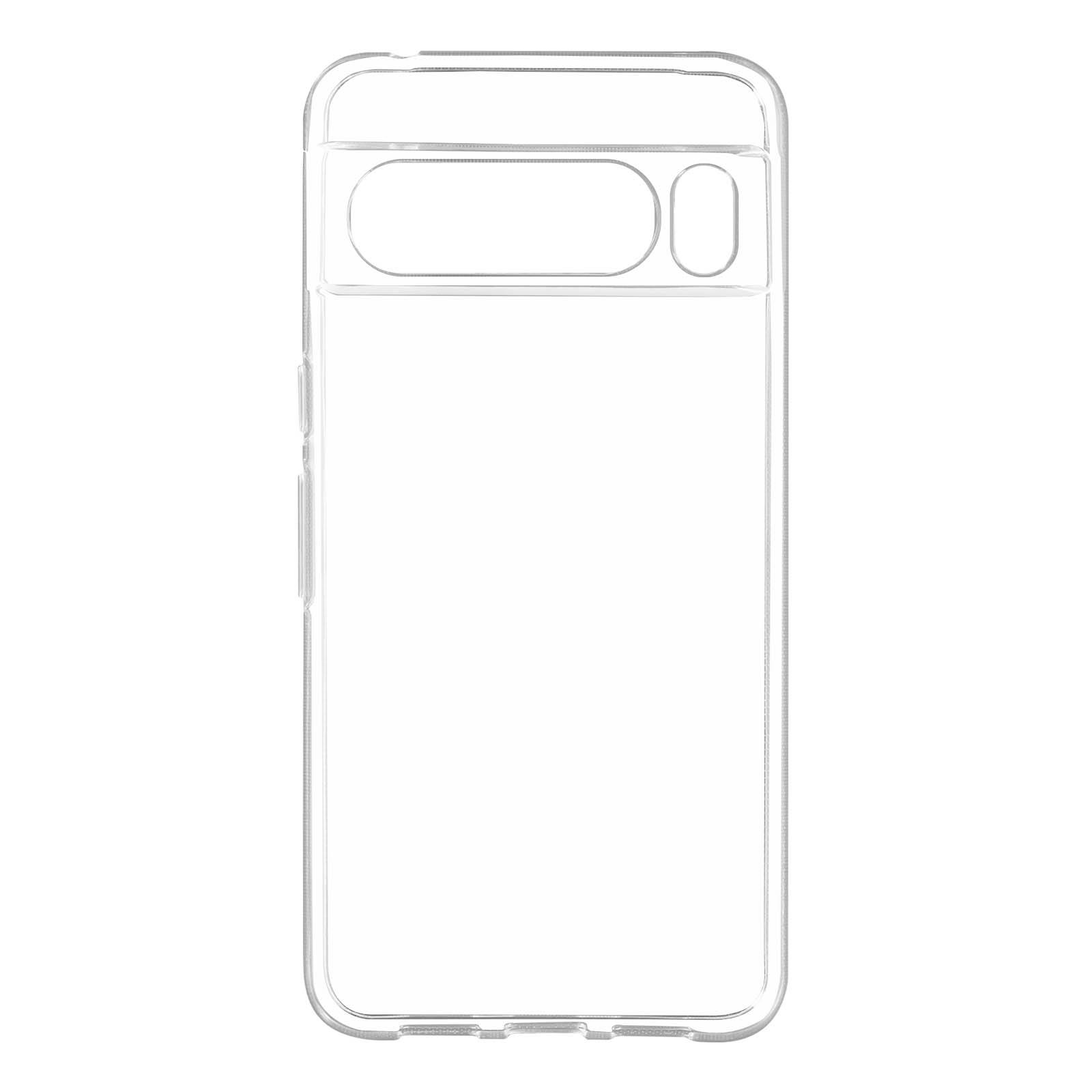 Google, Transparent Silikonhülle Pixel 8 Series, Pro, Backcover, BIGBEN SILITRANSPIXEL8P,