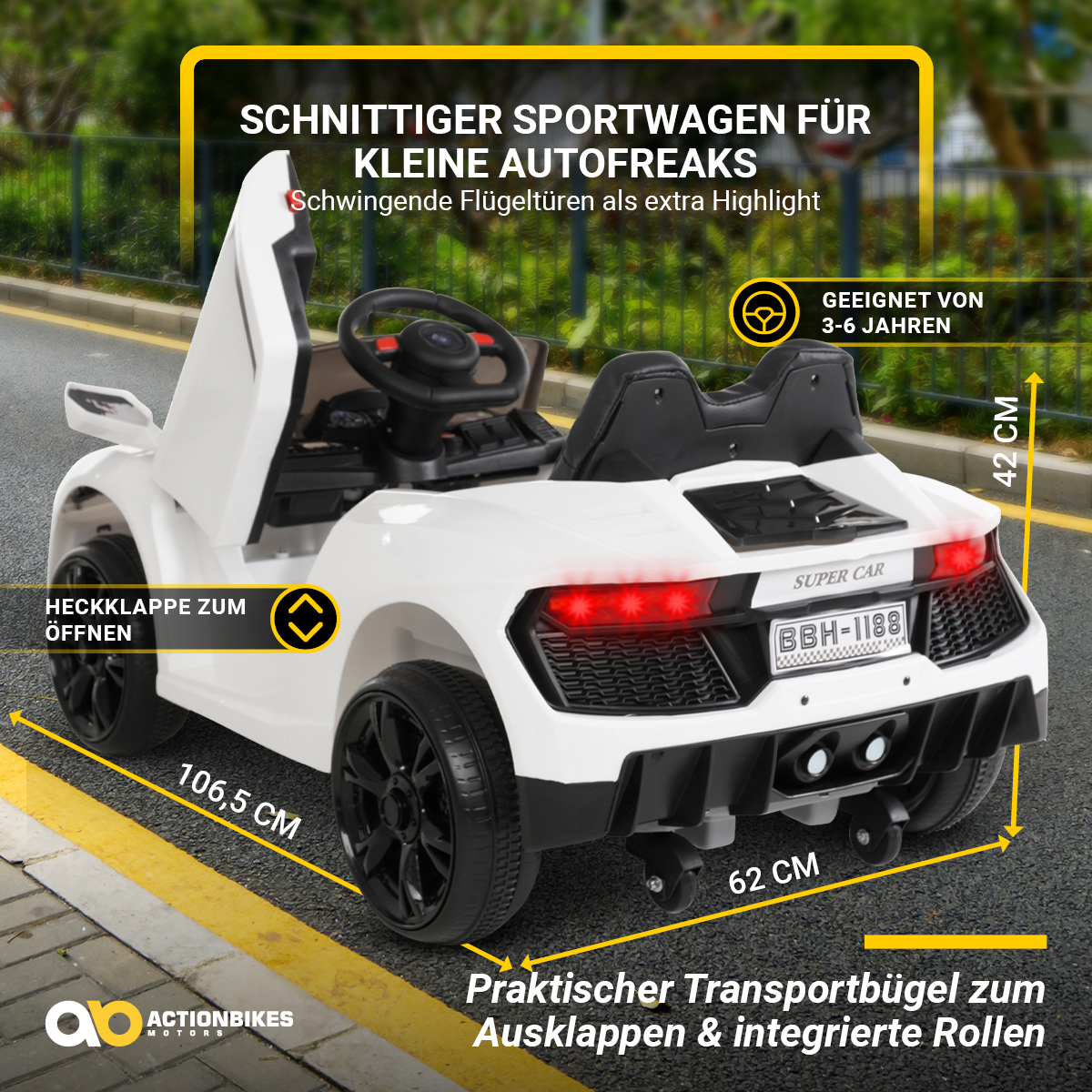 Super ACTIONBIKES MOTORS Sport Elektroauto