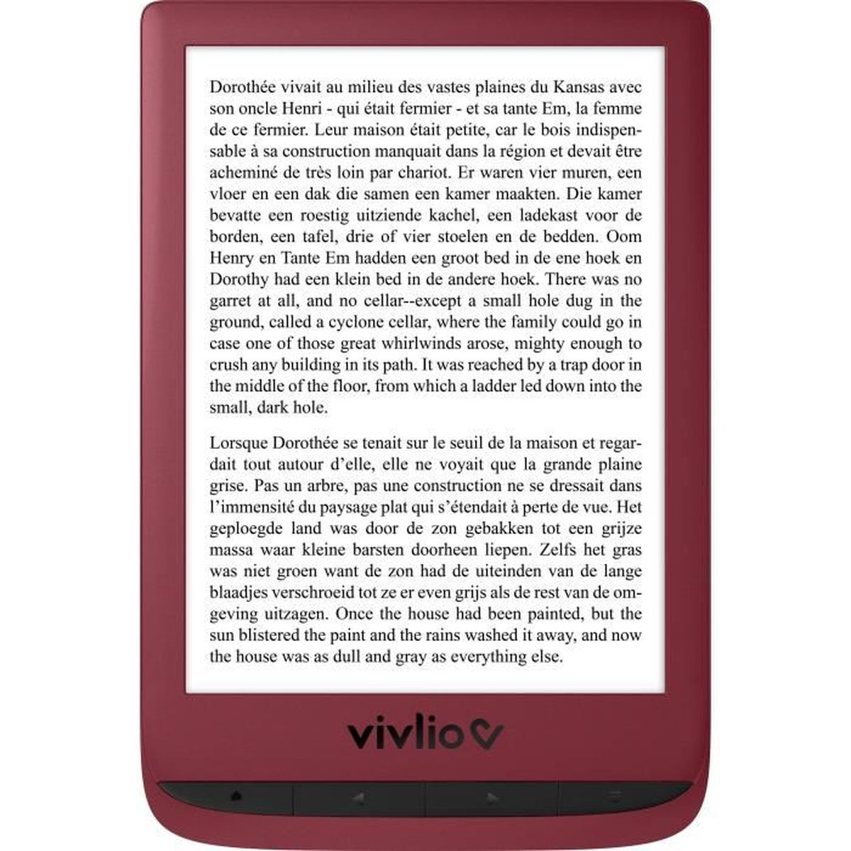 UNIVERSAL Touch Lux 5 8 GB Rot E-Reader
