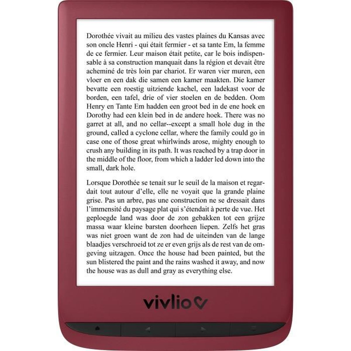 UNIVERSAL Touch Lux 5 8 GB E-Reader Rot