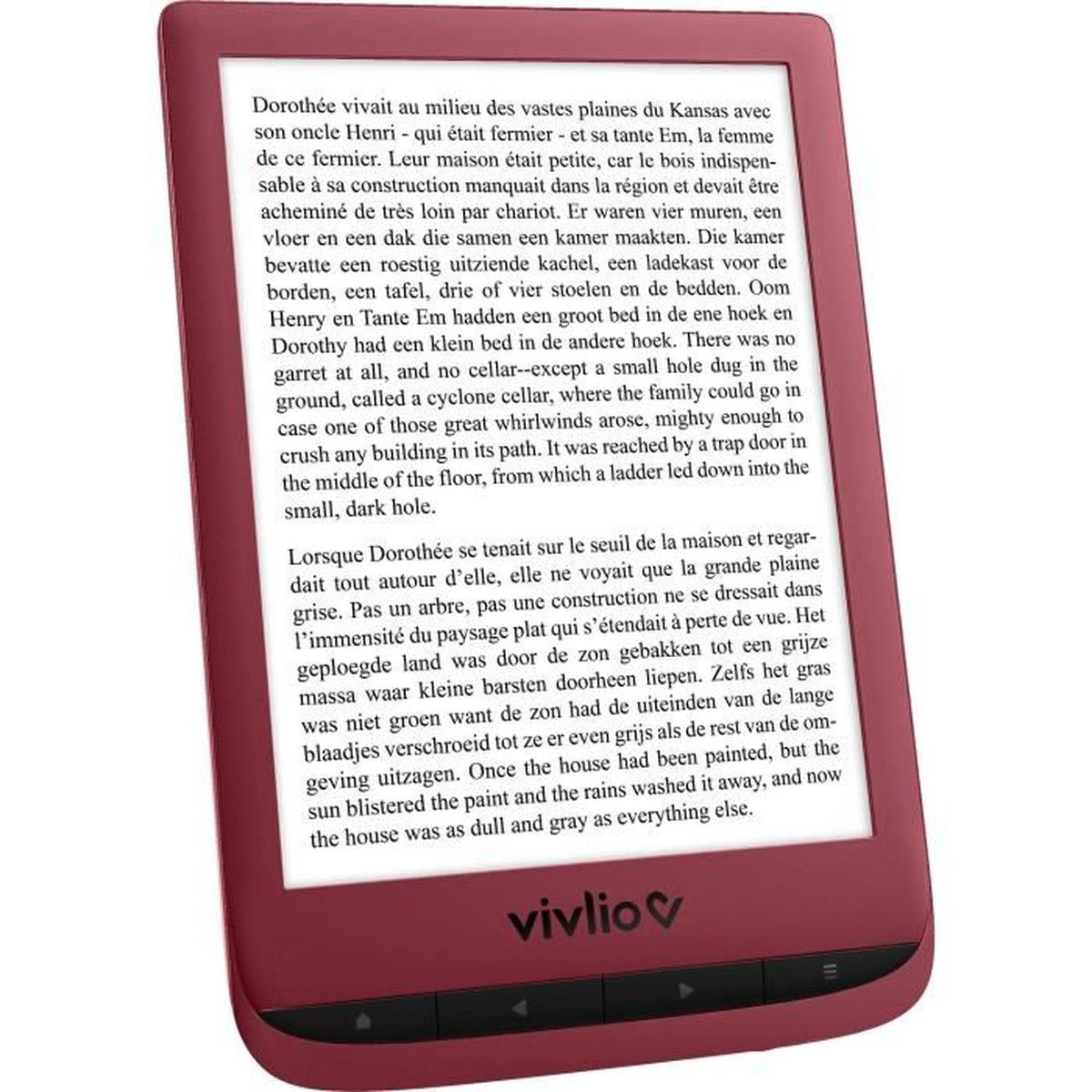UNIVERSAL Touch Lux 5 8 GB E-Reader Rot