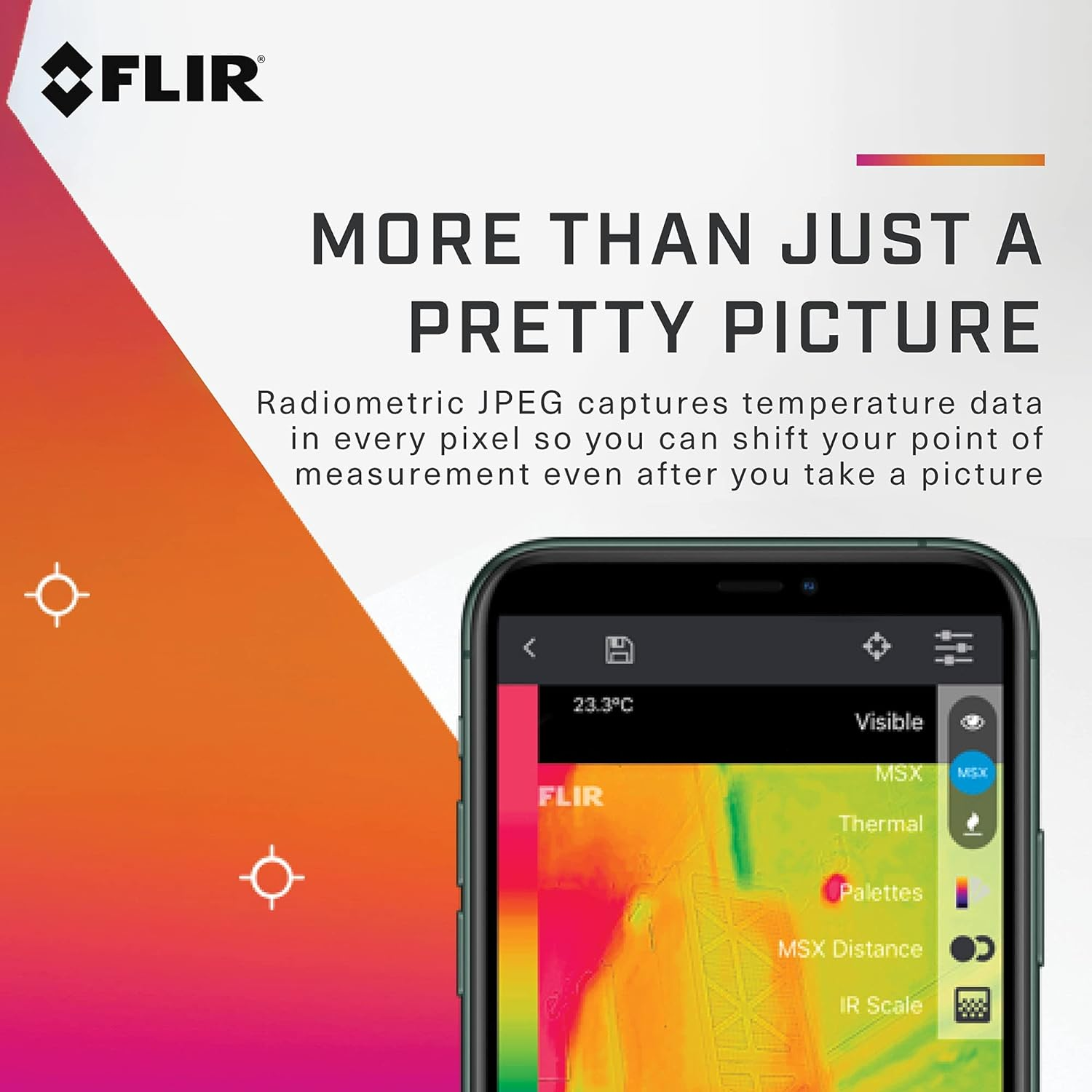 ONE FLIR ONE Pro Camera multicolor, Wärmebildkamera Thermal WLAN- Grade Professional Imaging
