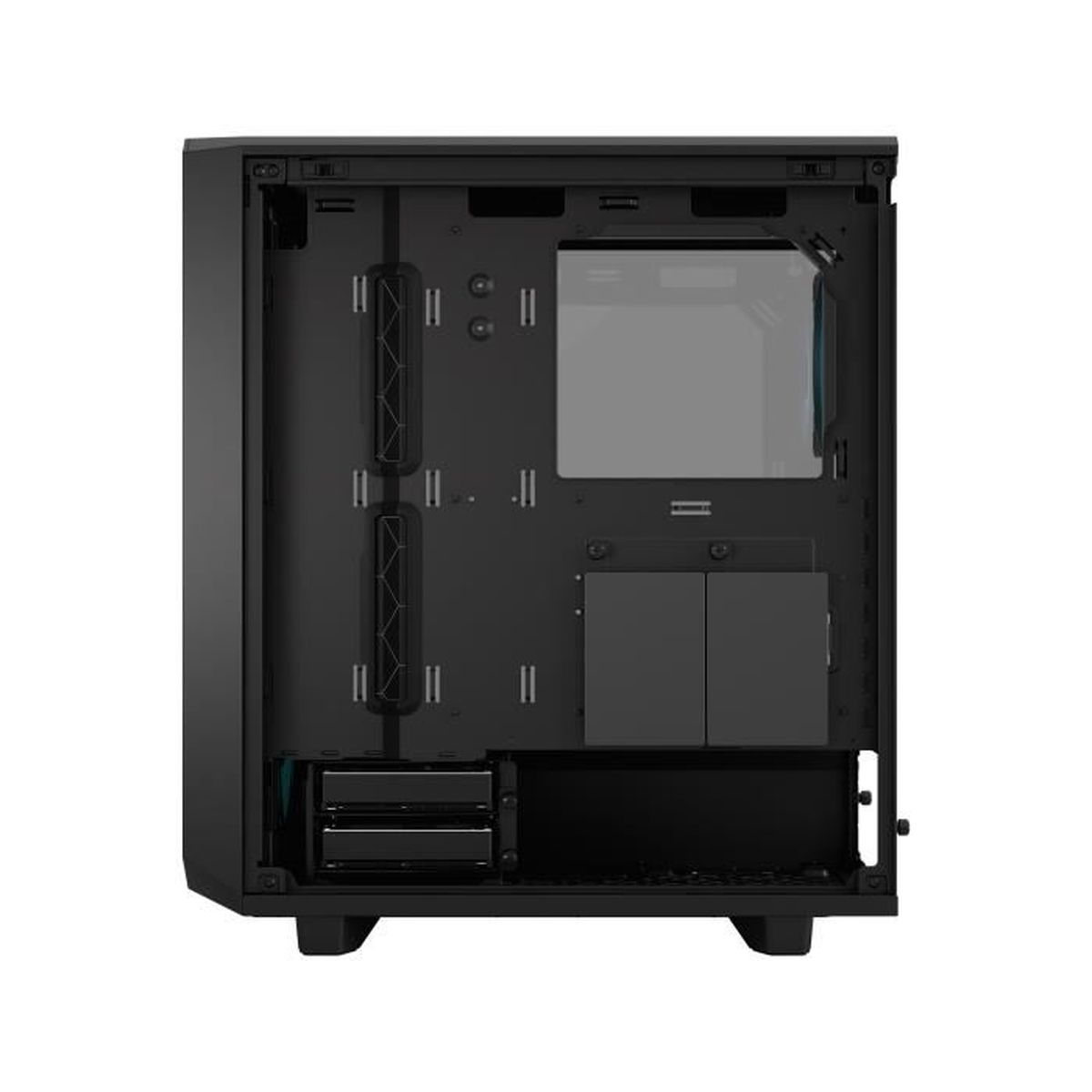 FRACTAL DESIGN Fractal Compact RGB TG Black Pc-Gehäuse, Lite Tint Design Schwarz - Light Meshify 2