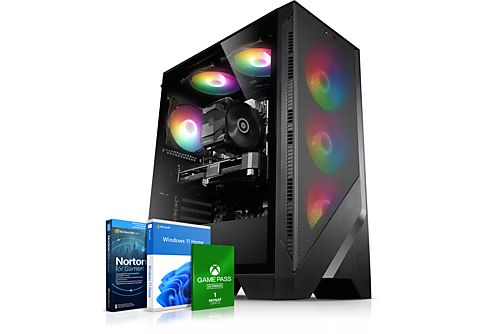 KIEBEL Viper V AMD Ryzen 5 5600G, Windows 11 Home, Gaming PC mit AMD Ryzen™  5 Prozessor, 32 GB RAM, 1 TB SSD, AMD Radeon™ Onboard Graphics | MediaMarkt