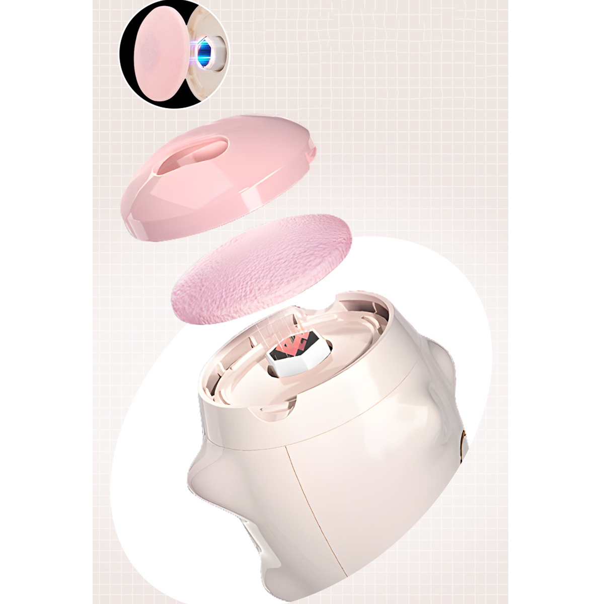 SHAOKE Elektrischer Fußschleifer für Damen Minuten 2 90 Fußschleifer Aufladung Rosa Stunden Peeling Nutzung & Hautentfernung