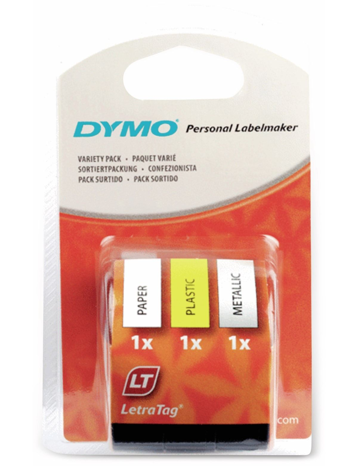 DYMO Schriftband-Starterpack Starterpack für LetraTag, mehrfarbig 3er-Set