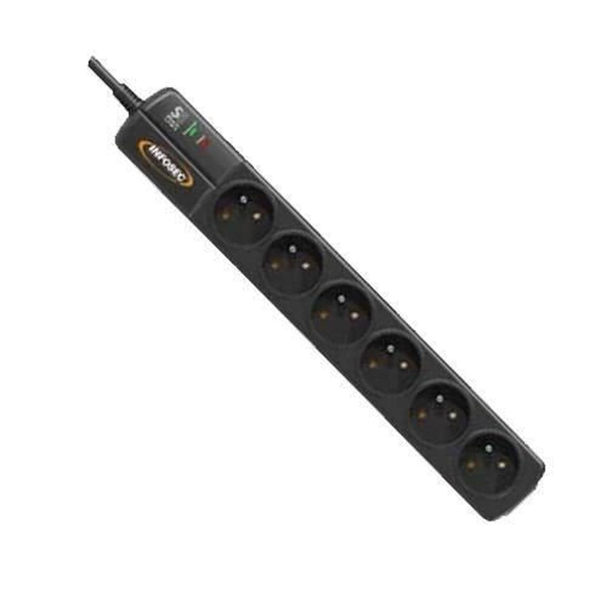 II, S6 Surge-Protector Line Black INFOSEC