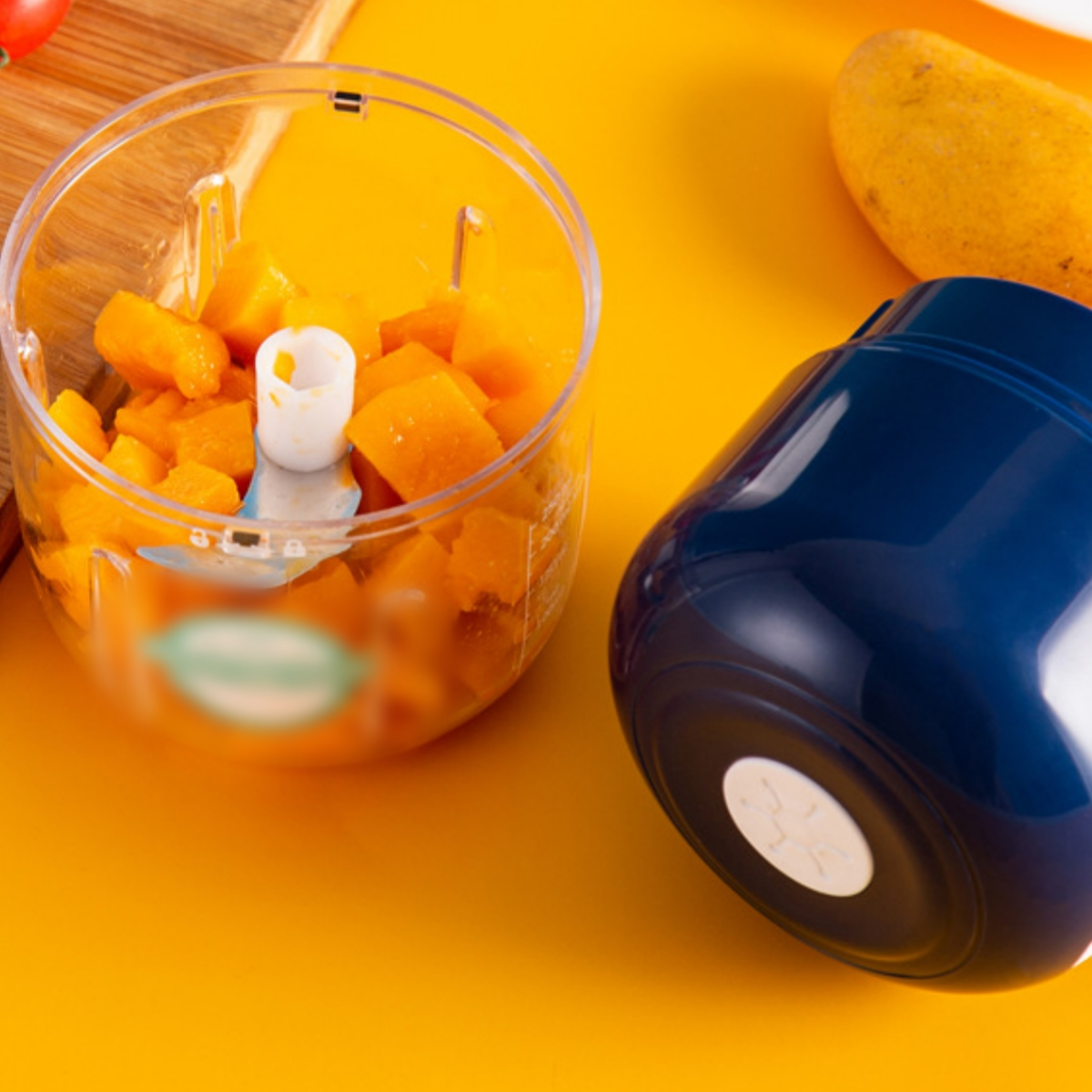 Blau Entsafter, Babynahrungsautomat Kapazität Präzisionsklinge Große versiegelt SHAOKE