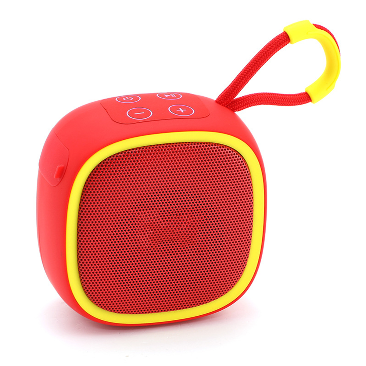 BRIGHTAKE Lautsprecher, TWS, Rot Bluetooth-Lautsprecher: Bluetooth Sprachhinweise Drahtloser Tragbar,