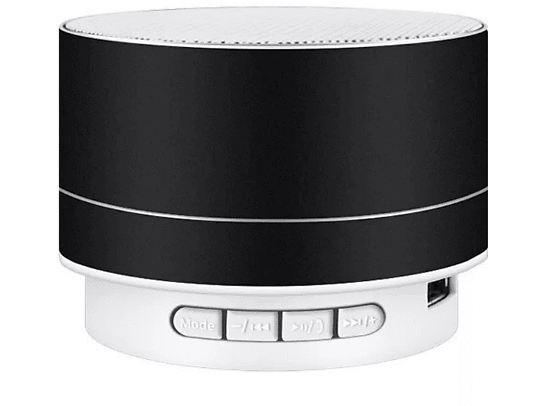 Kompakt Schwarz 360° Hochwertig SHAOKE Surround-Sound Bluetooth-Lautsprecher Bluetooth - Lautsprecher, Tragbar