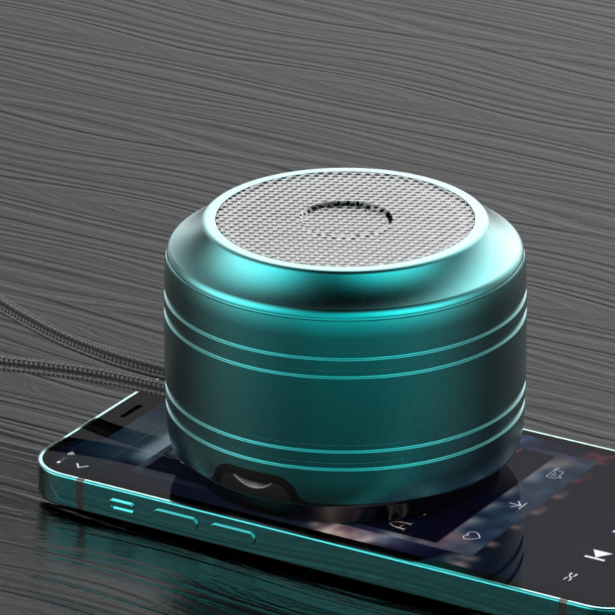 SHAOKE Bluetooth-Lautsprecher HD-Klangqualität kabellos Bluetooth Lautsprecher, 360°-Surround-Sound tragbar Grün