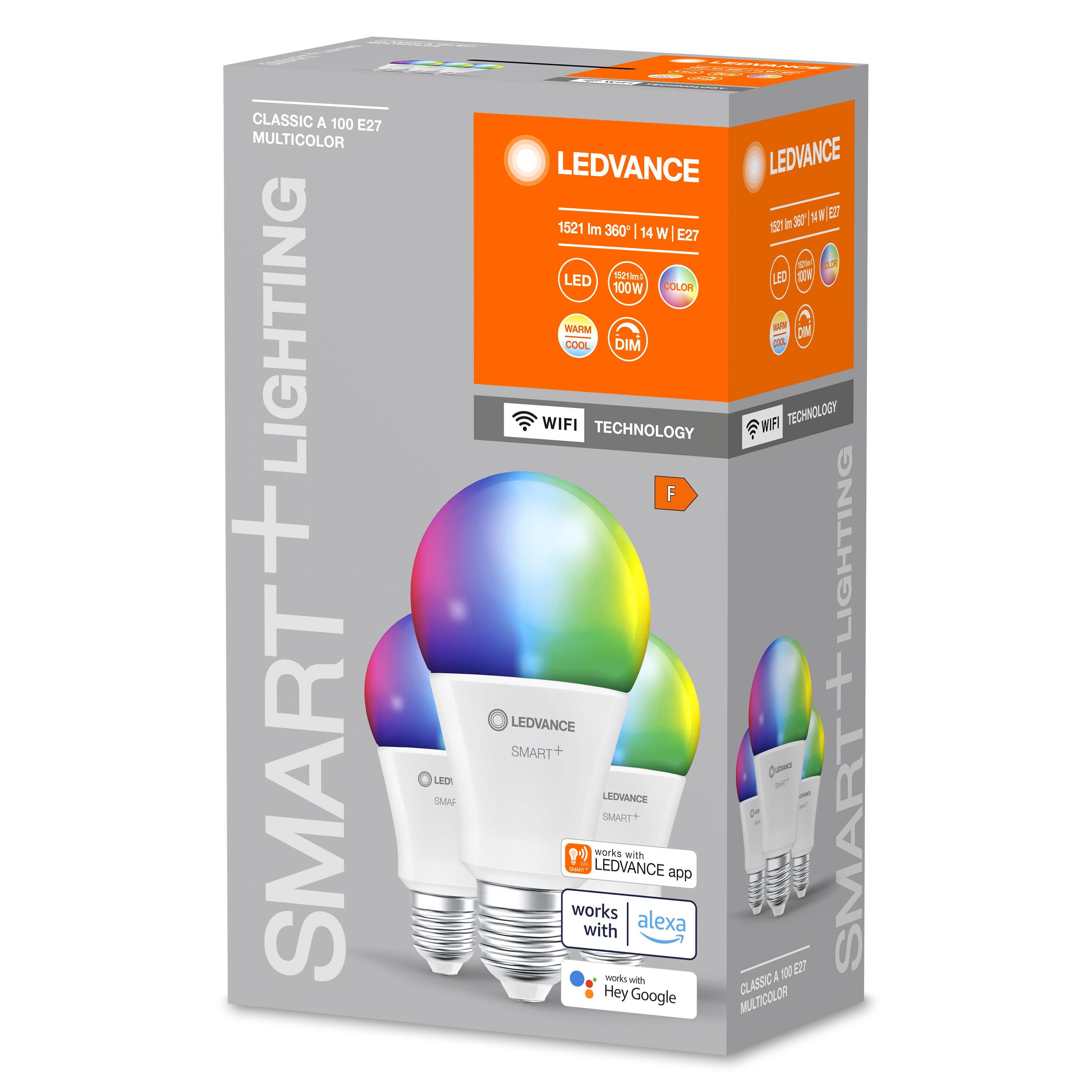 WiFi LEDVANCE RGBW SMART+ LED Smarte Multicolour Lampe Classic