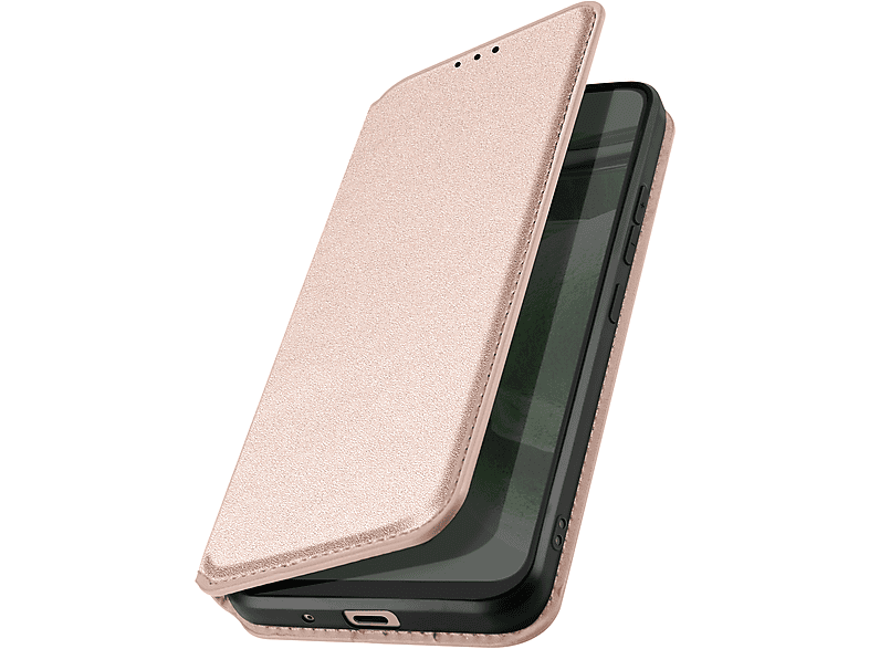 AVIZAR Classic Edition, Backcover mit Magnetklappe Series, Bookcover, Xiaomi, Redmi 9AT, Rosegold