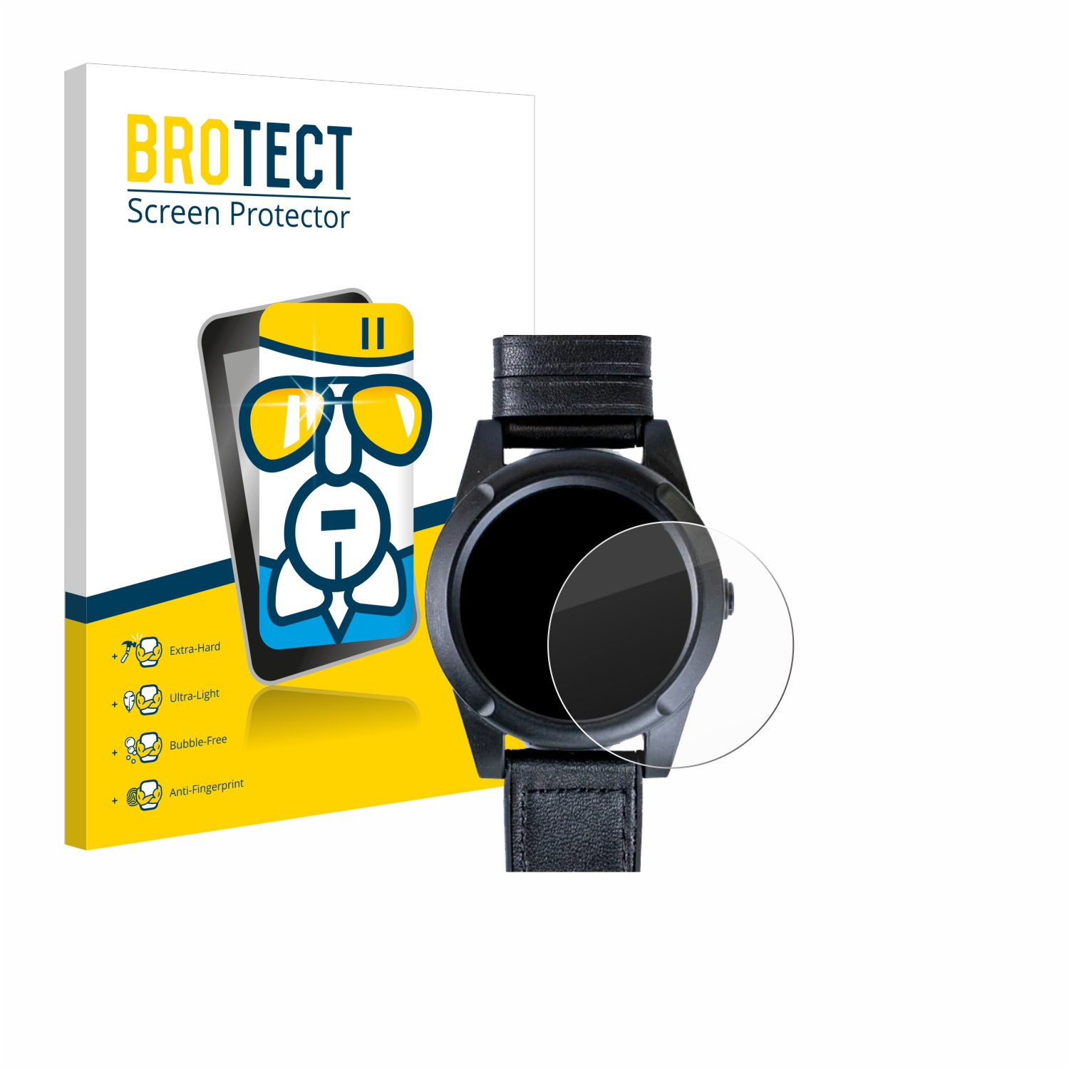 BROTECT Airglass LifeWatch klare SW101-5) mobi-click Schutzfolie(für