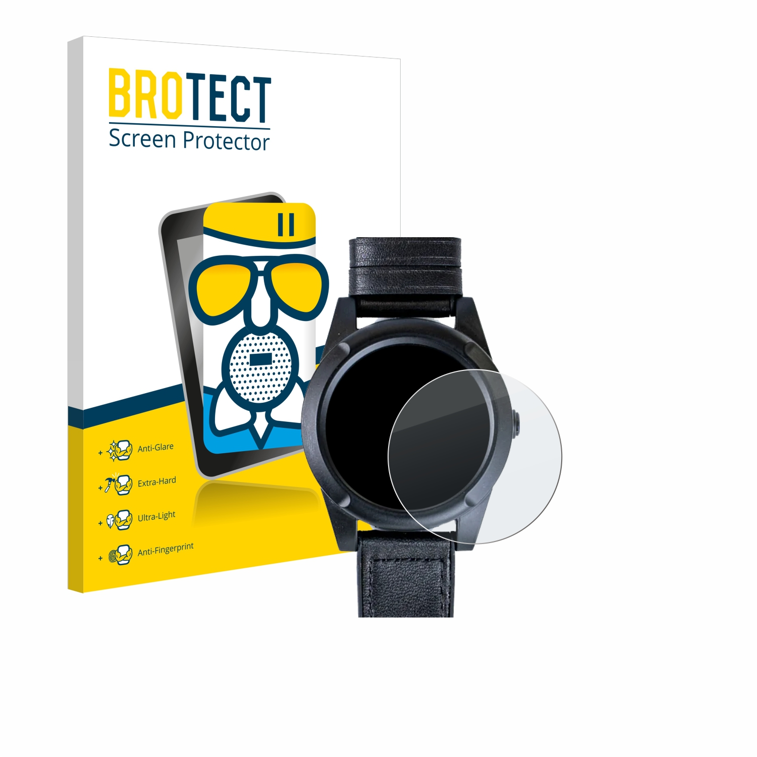 SW101-5) mobi-click BROTECT LifeWatch matte Schutzfolie(für Airglass